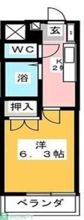 ホワイトウイング東浅川の物件間取画像